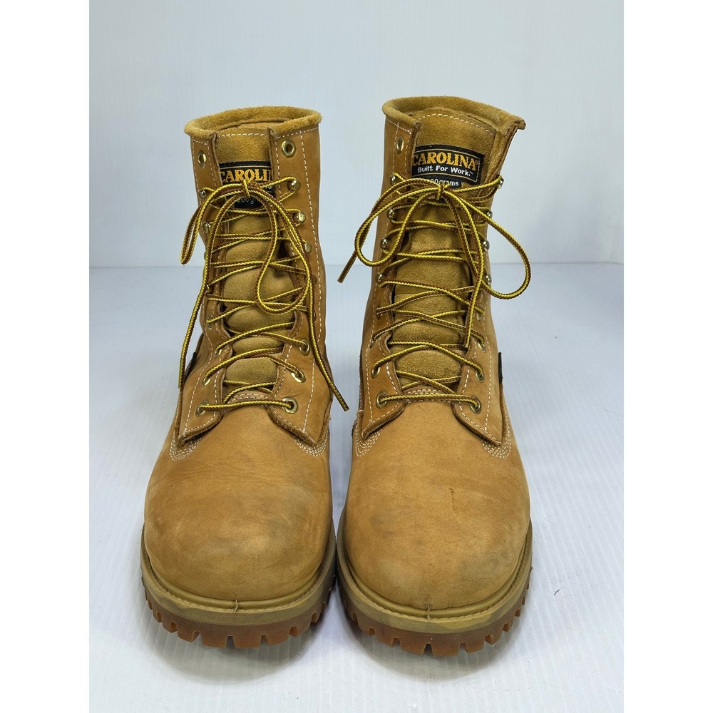 Carolina Mens 11 2E Wheat Waterproof Insulated 8 Inch Work Boots